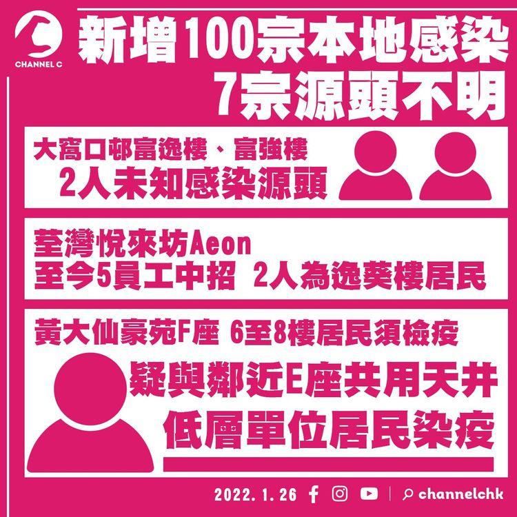 黃大仙豪苑1座6至8樓F室居民須檢疫 多個群組現小型爆發